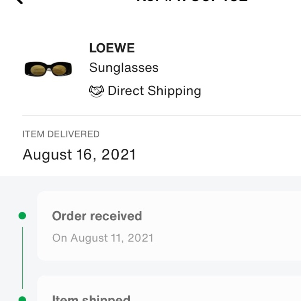 Loewe Paula's Ibiza rectangular Sunglasses black and white - Picture 10 of 10